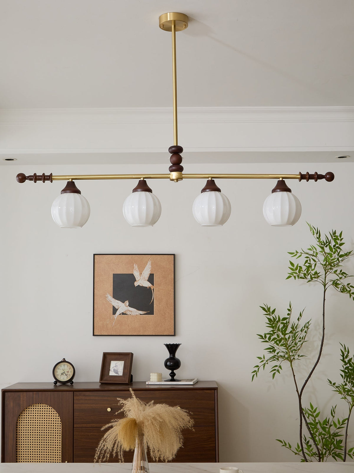 Vosole Traditional Elegance Vintage Wood Chandelier