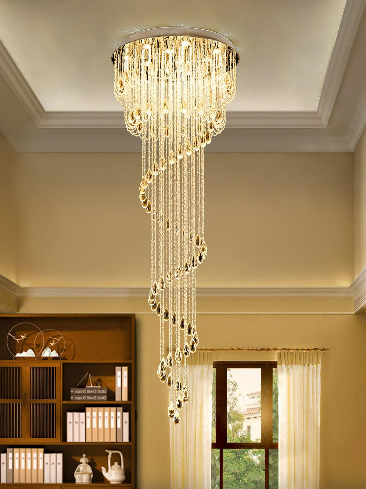 Evlaeia Postmodern Luxury Classic Crystal Chandelier