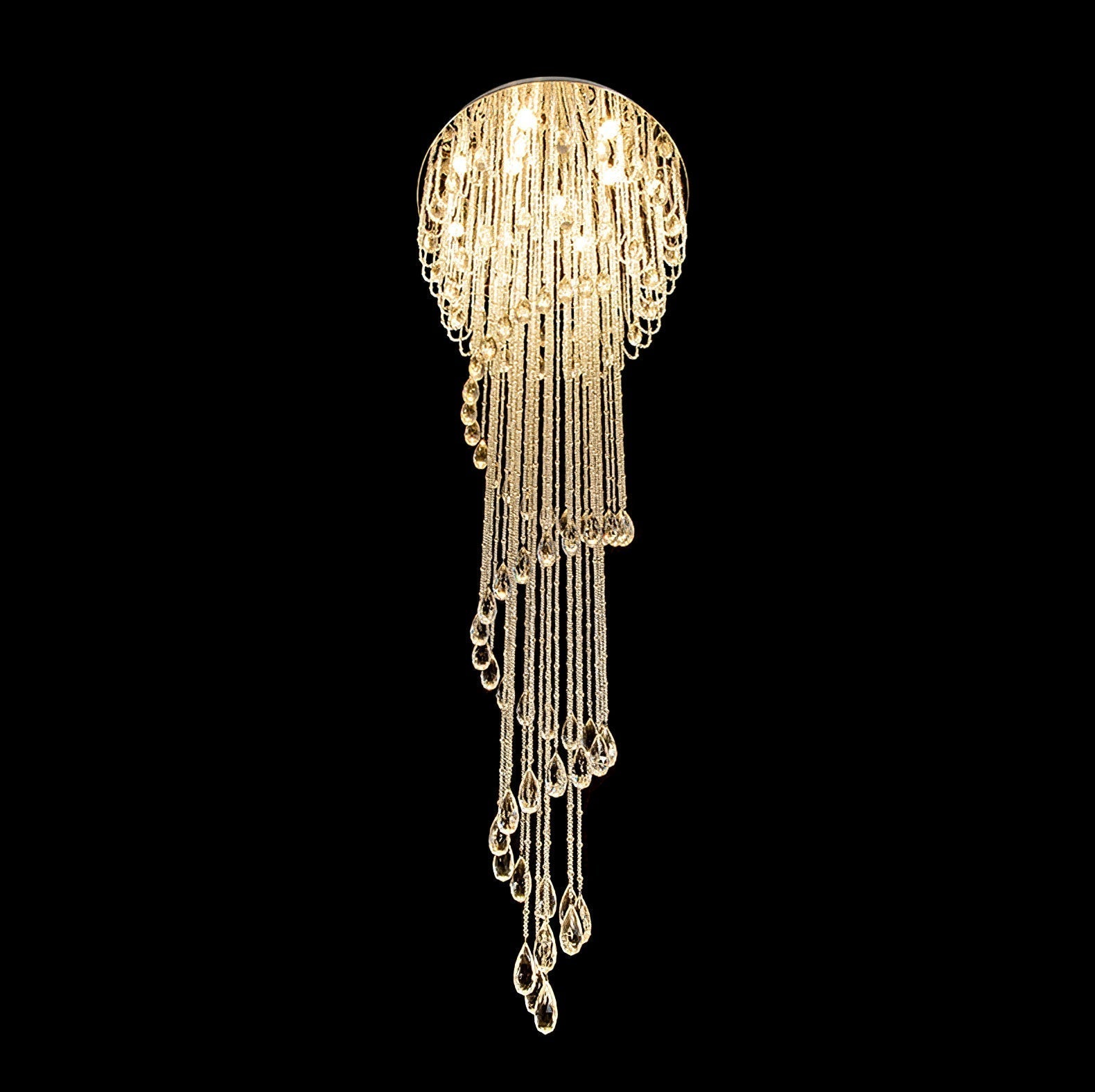 Evlaeia Postmodern Luxury Classic Crystal Chandelier