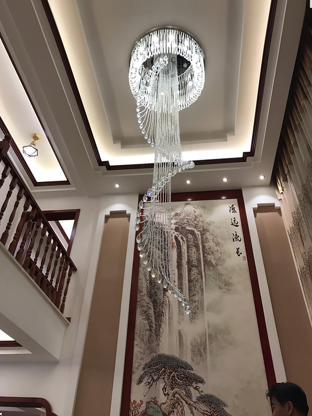 Evlaeia Postmodern Luxury Classic Crystal Chandelier