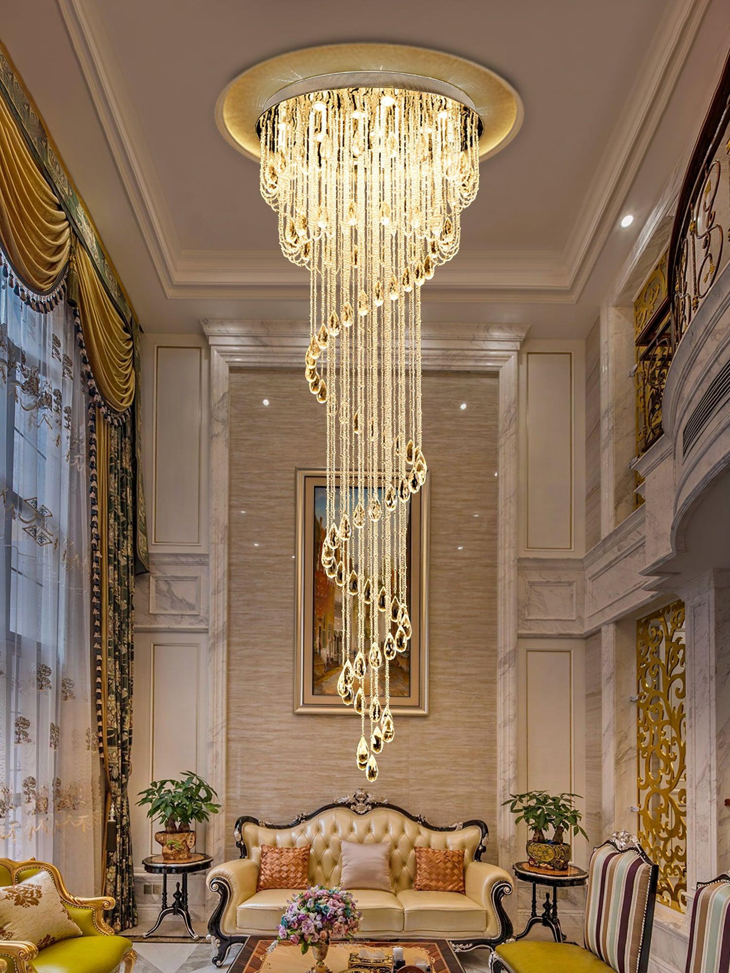 Evlaeia Postmodern Luxury Classic Crystal Chandelier