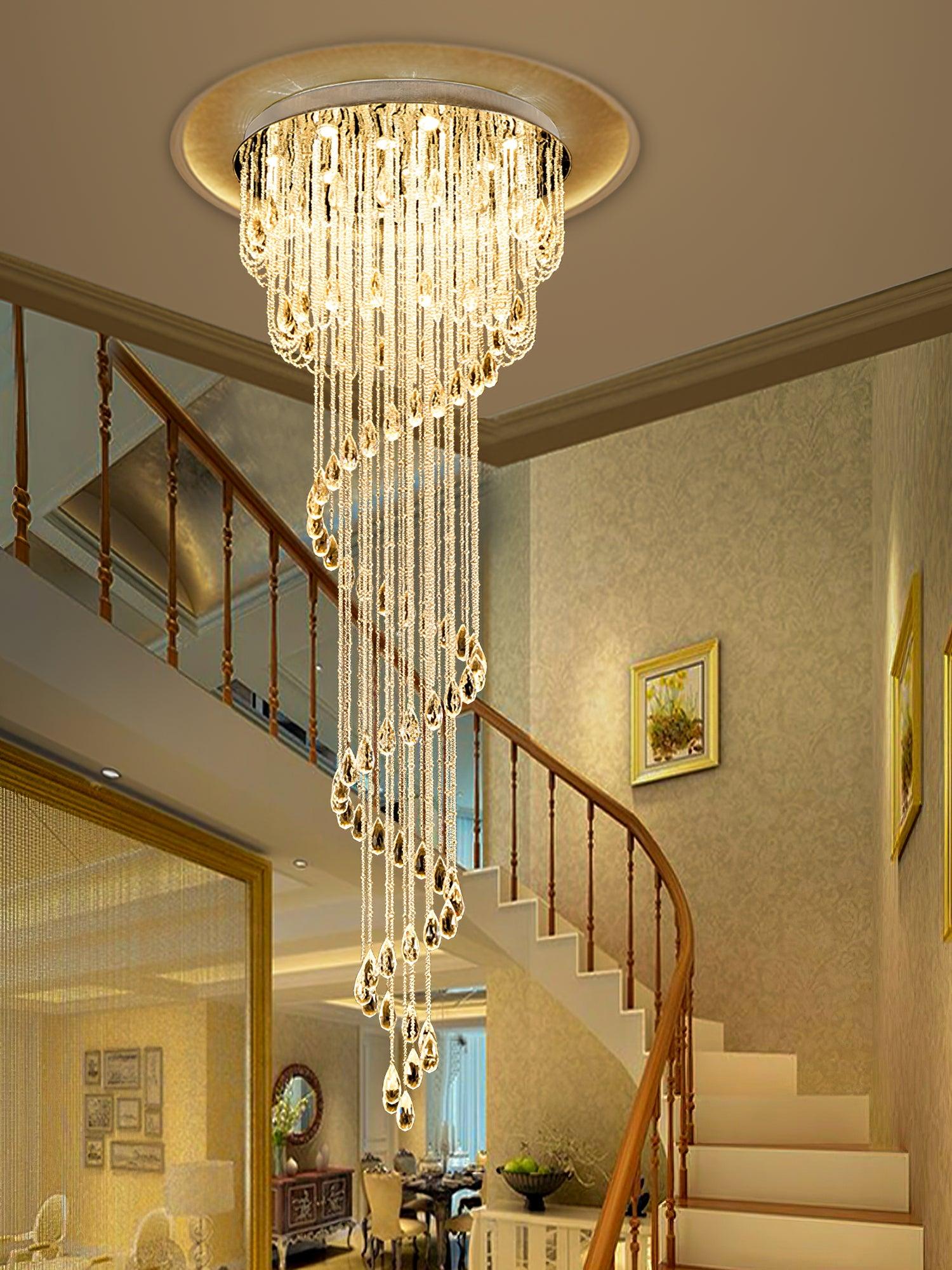 Evlaeia Postmodern Luxury Classic Crystal Chandelier
