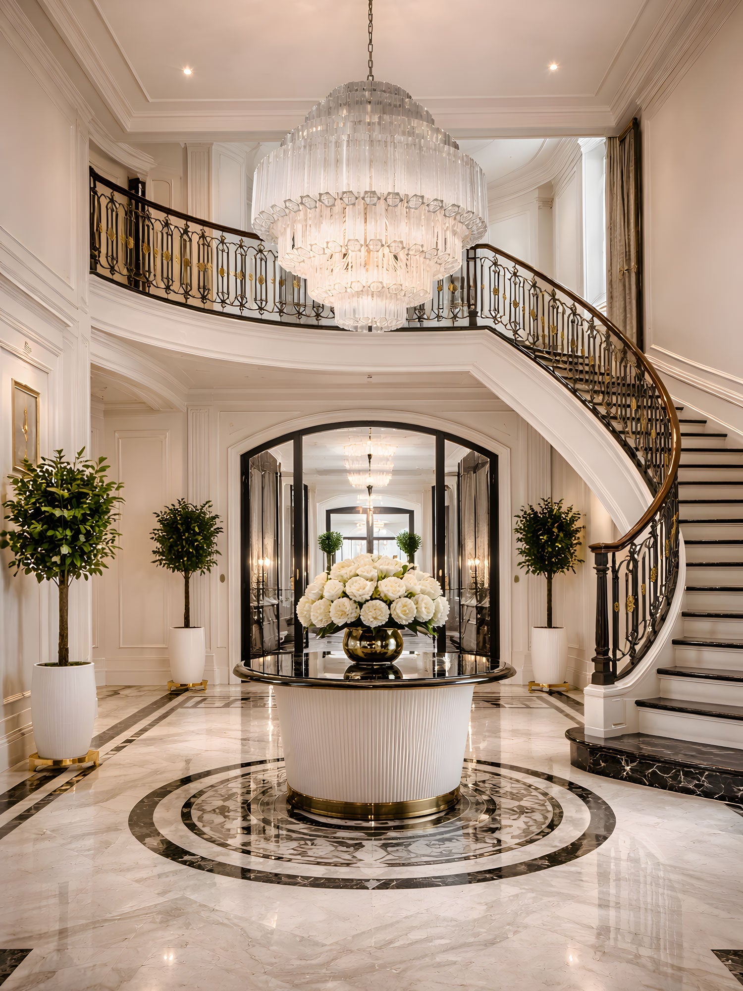 Pinewell Clear Grande Palermo Chandelier