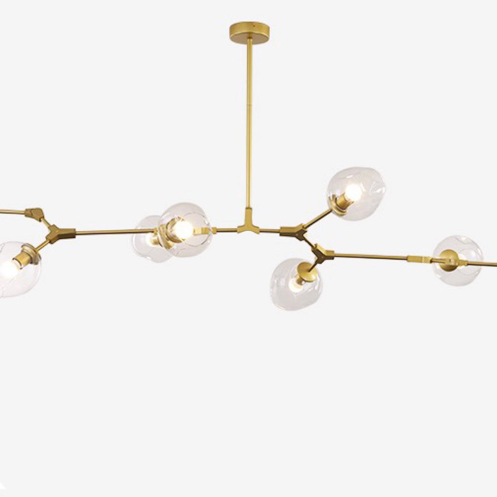 Valentina Nordic Modern Glass Pendant Light Bubble - Neutral Decor