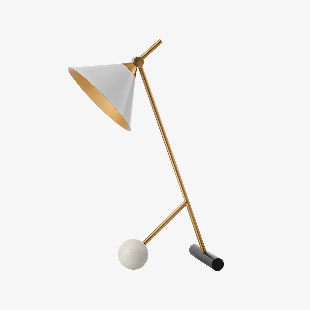 Avelo Marble Geometric Table Lamp