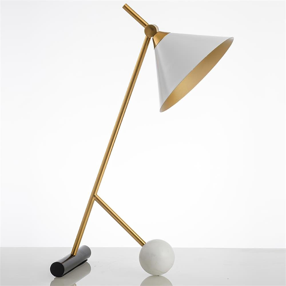 Avelo Marble Geometric Table Lamp