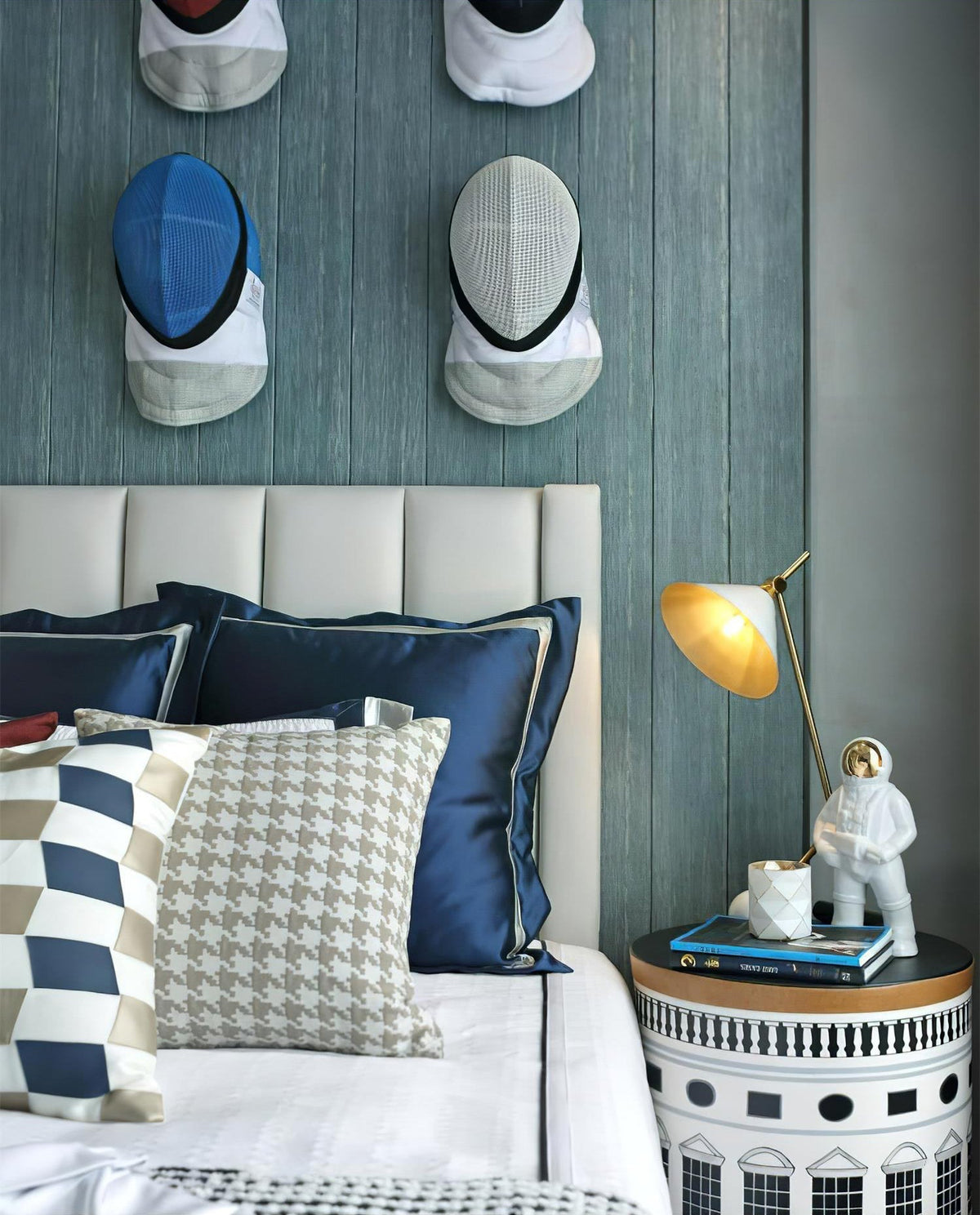 Avelo Marble Geometric Table Lamp