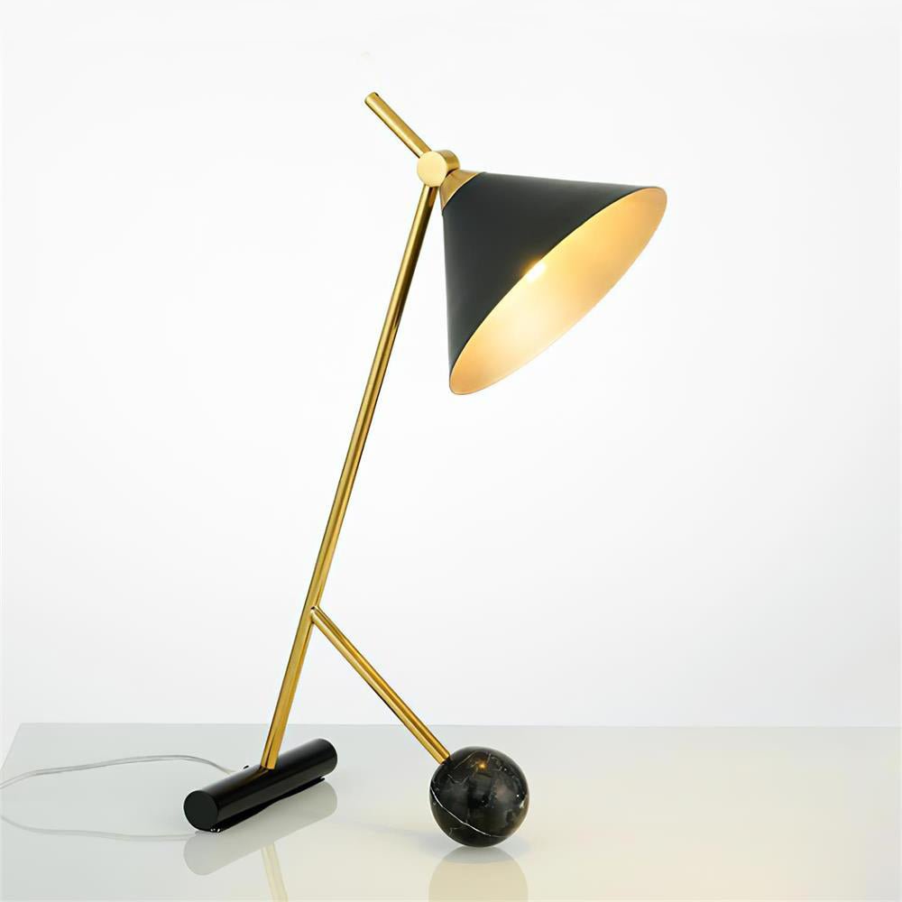 Avelo Marble Geometric Table Lamp