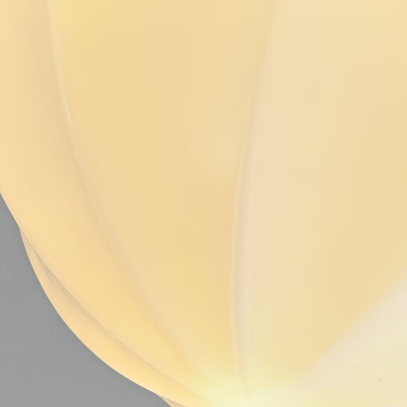 Elsilisra Nordic Art Brass Glass Flush Mount Ceiling Light