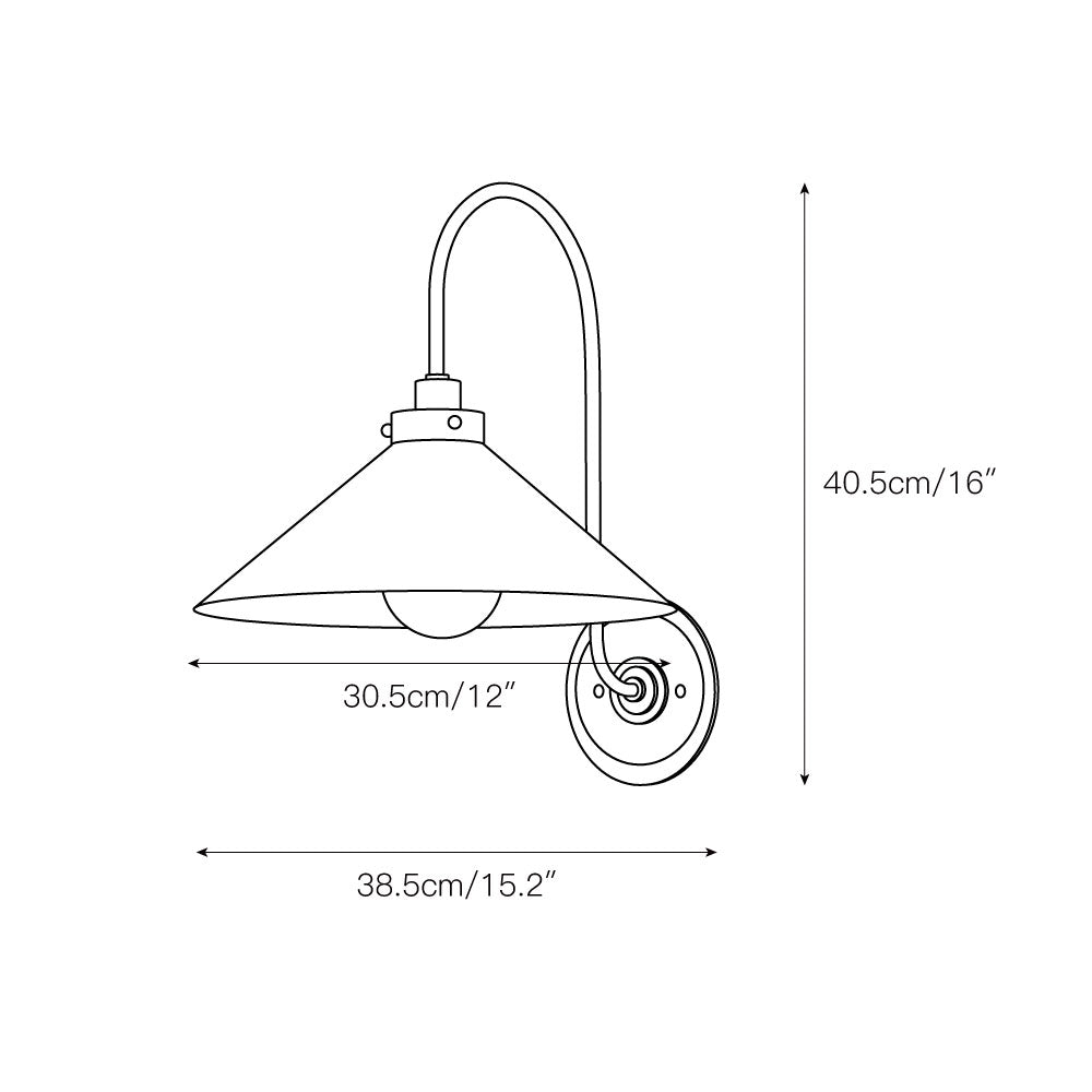 Soliaria Brass Wall Lamp