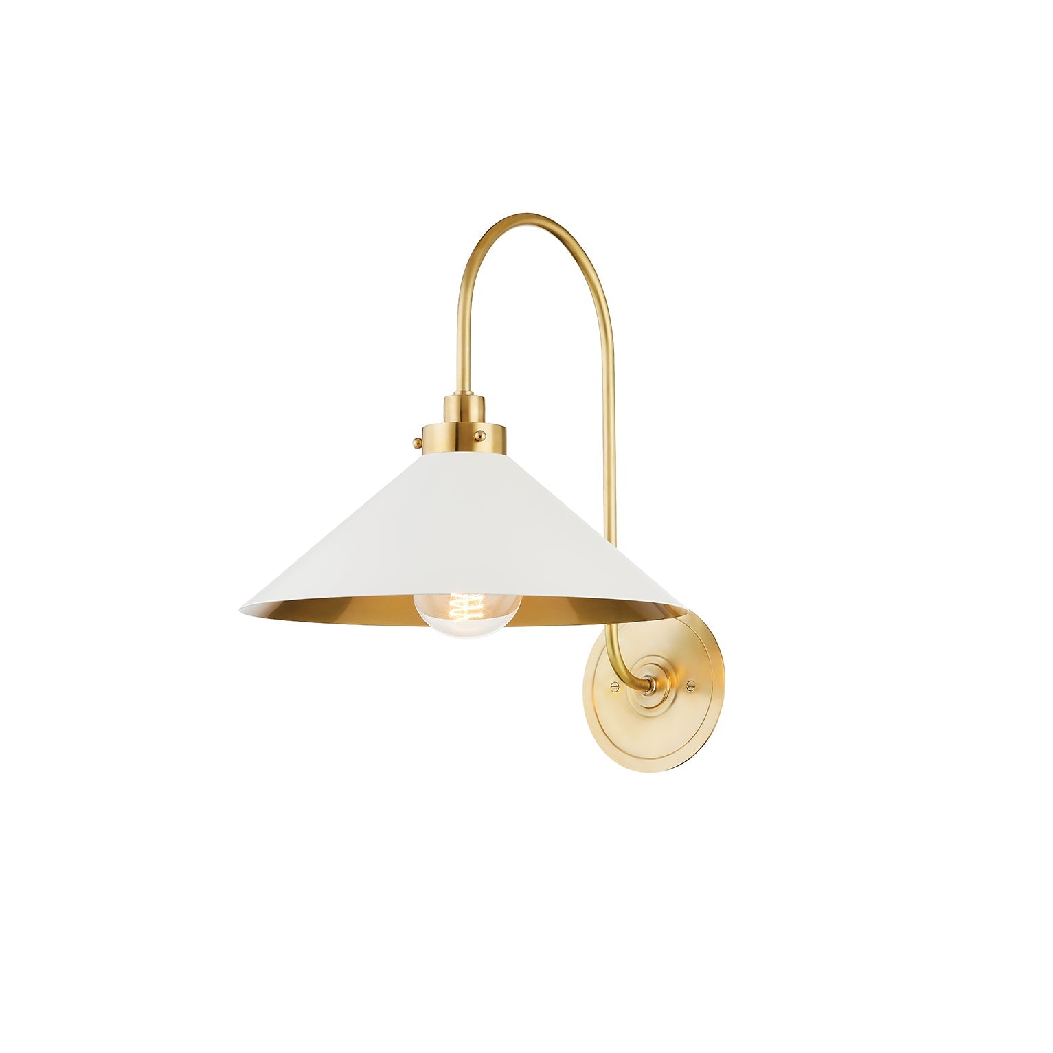 Soliaria Brass Wall Lamp