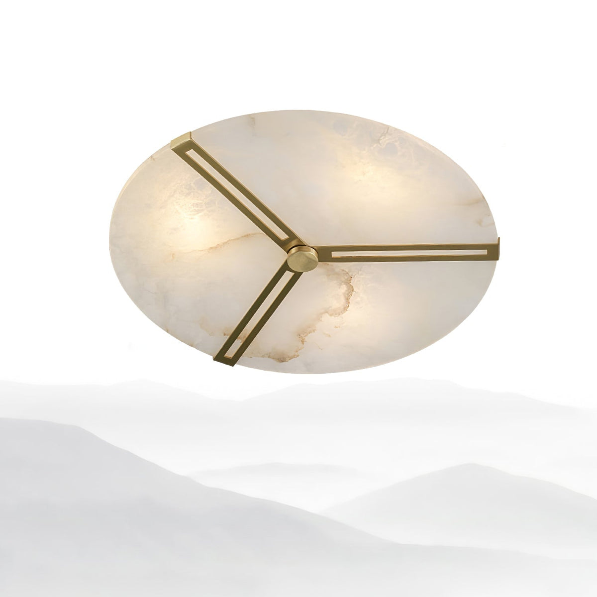 Avenielle Alabaster Flush Mount Ceiling Light