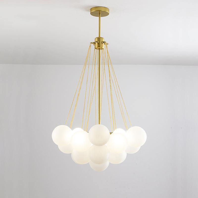 Eiririra Chandelier Bubble Frosted Glass