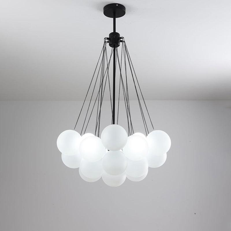 Eiririra Chandelier Bubble Frosted Glass