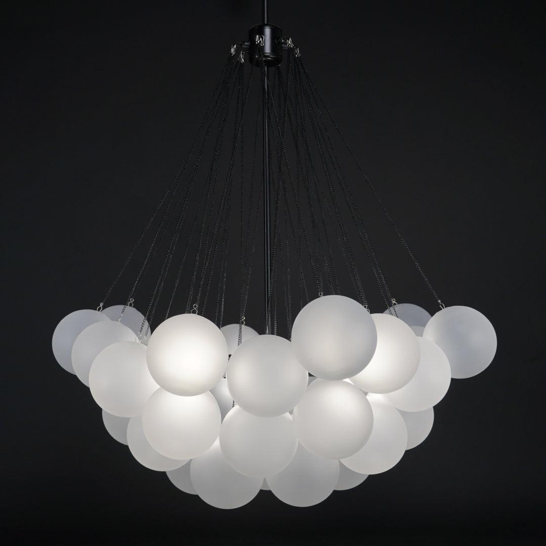 Eiririra Chandelier Bubble Frosted Glass