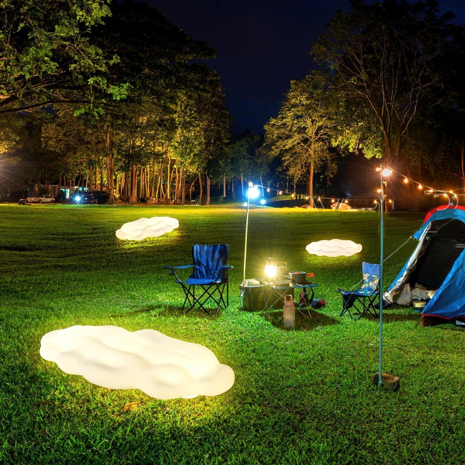 Ulphaion Elegance Cloud Outdoor Floor Light