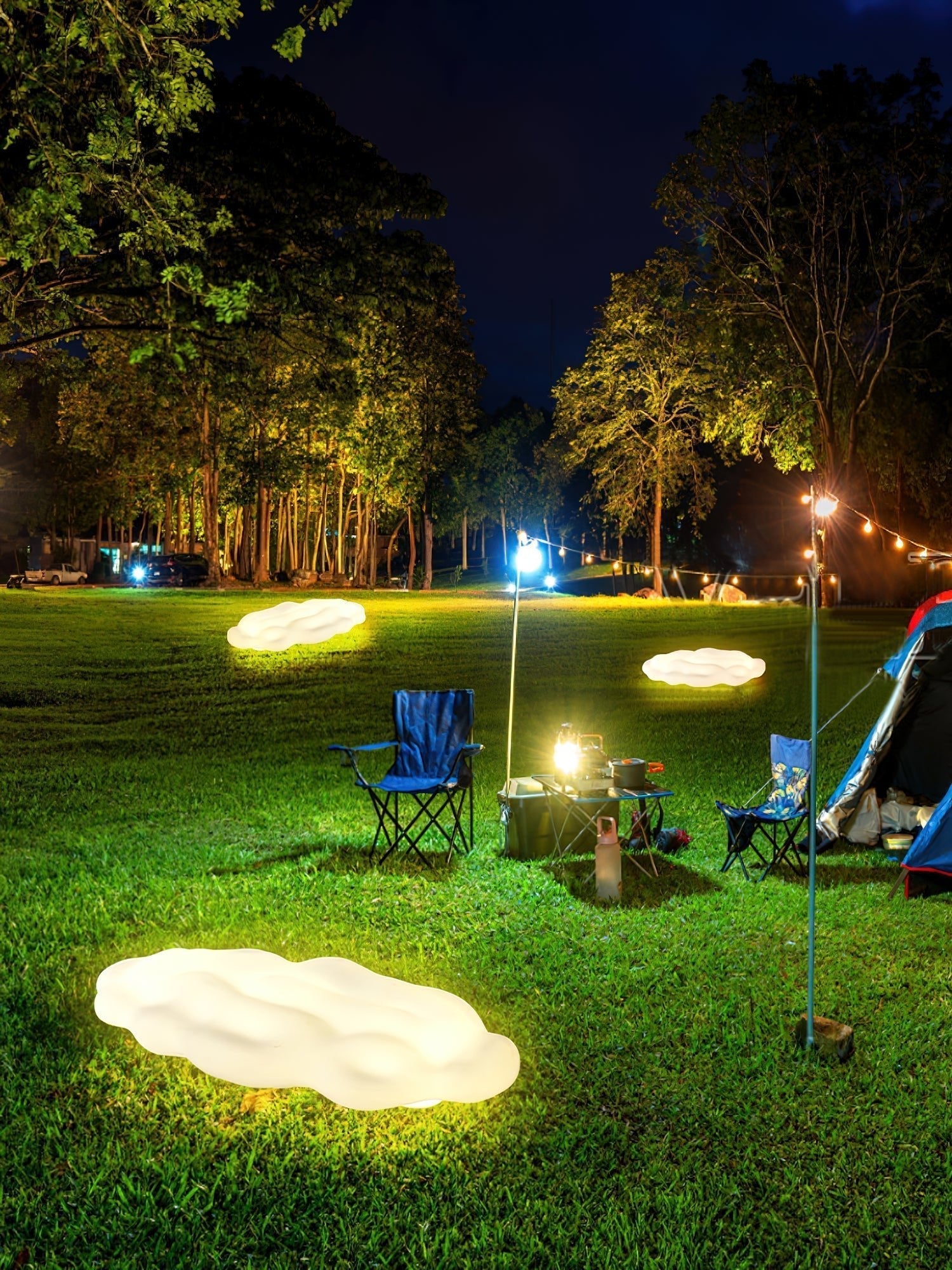 Ulphaion Elegance Cloud Outdoor Floor Light