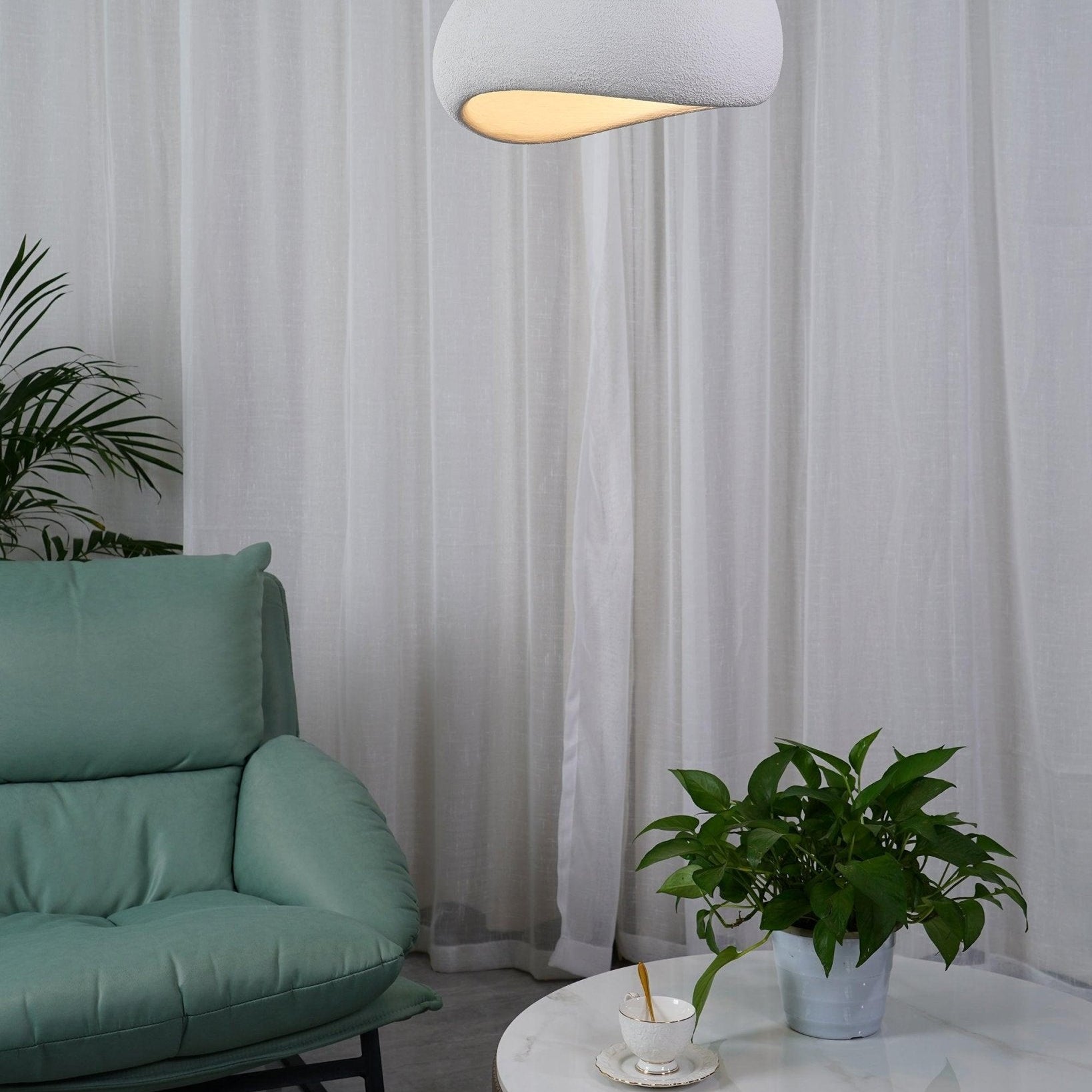 Lustra Pendant Light Cloud Swag Wabi-Sabi - Neutral Decor