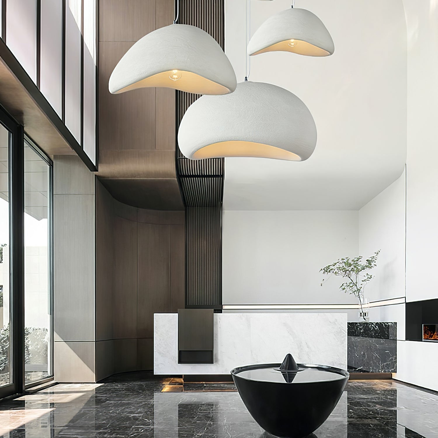 Lustra Pendant Light Cloud Swag Wabi-Sabi - Neutral Decor
