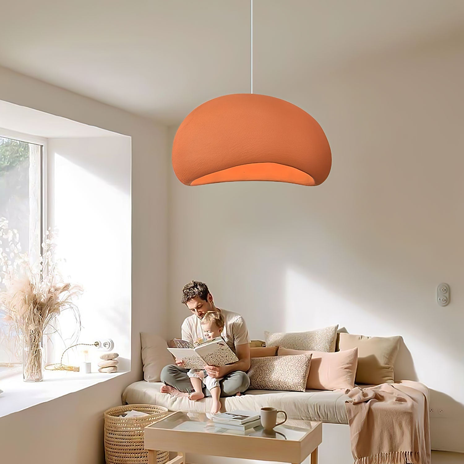 Lustra Pendant Light Cloud Swag Wabi-Sabi - Neutral Decor