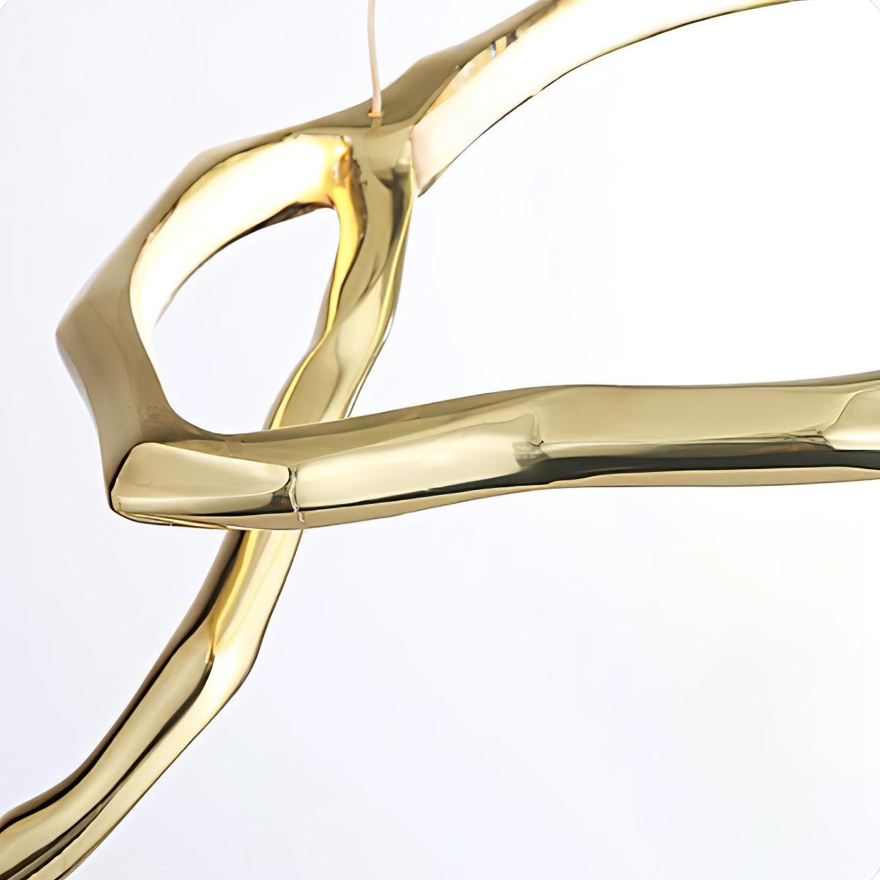Aballs Cloud Rings Series Brass Chandelier