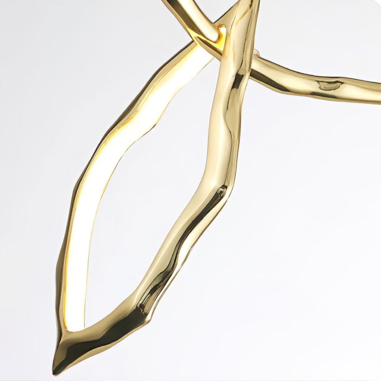 Aballs Cloud Rings Series Brass Chandelier