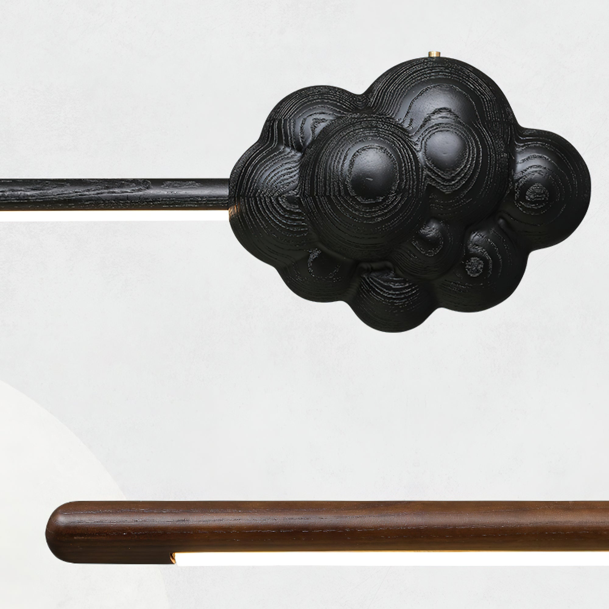 Sylisia Pendant Lamp Wood Stick Cloud Minimalist