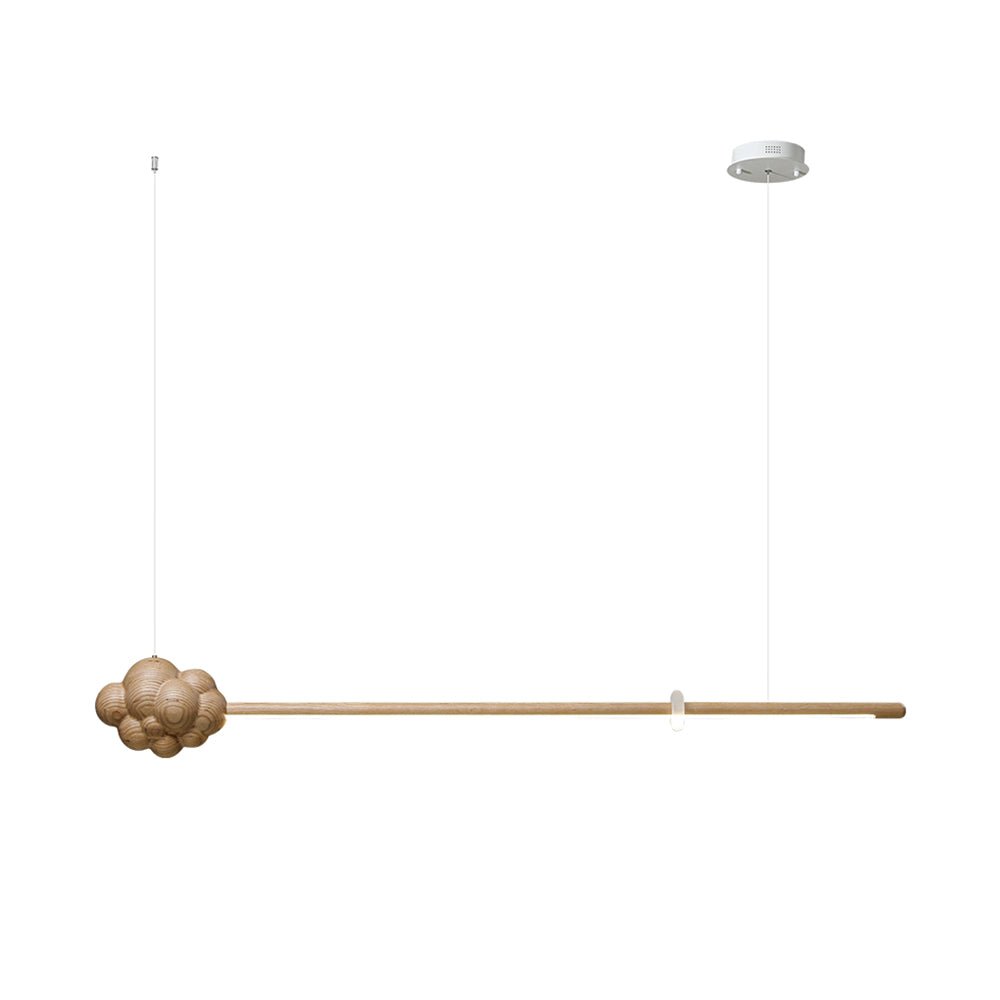 Sylisia Pendant Lamp Wood Stick Cloud Minimalist