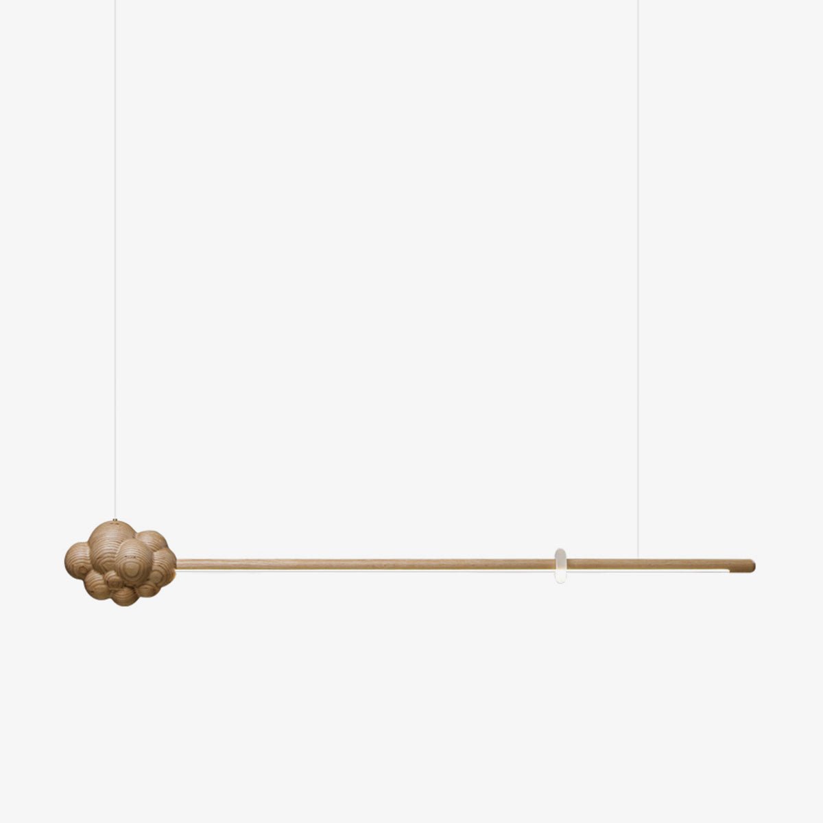 Sylisia Pendant Lamp Wood Stick Cloud Minimalist