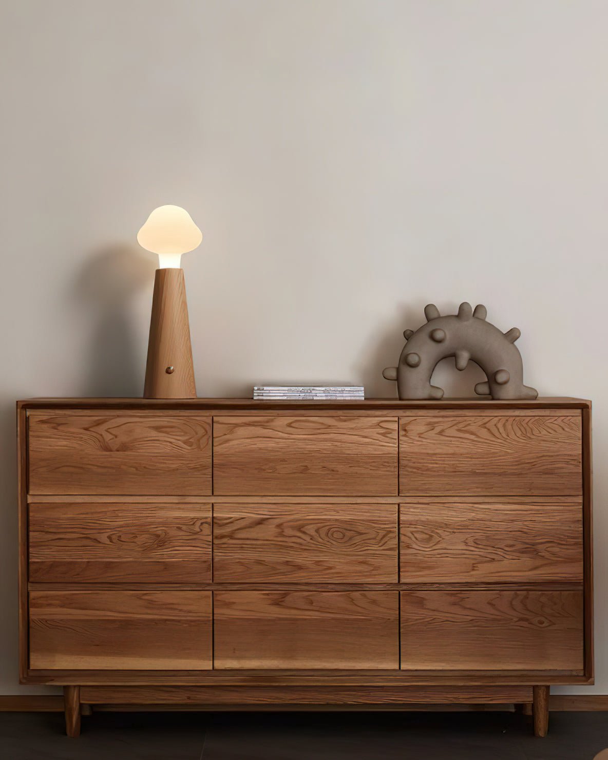 Mushio Wood Cloud Table Lamp