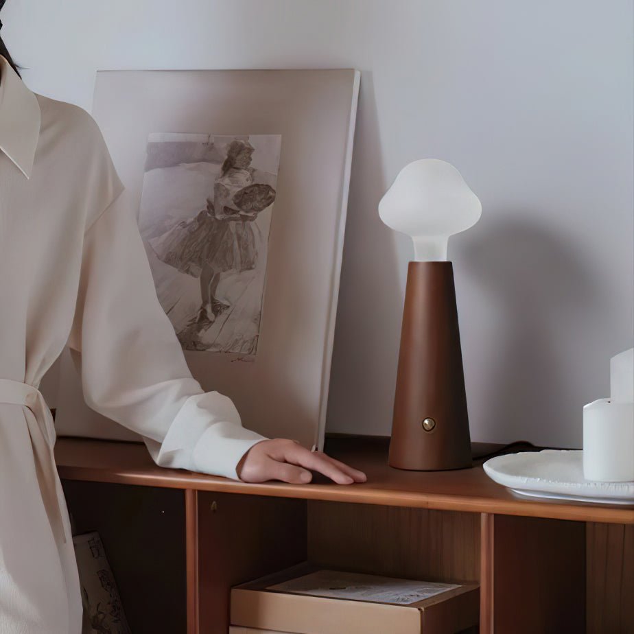 Mushio Wood Cloud Table Lamp