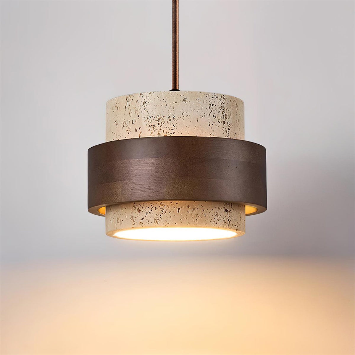 Perra Pendant Light Travertine - Neutral Decor