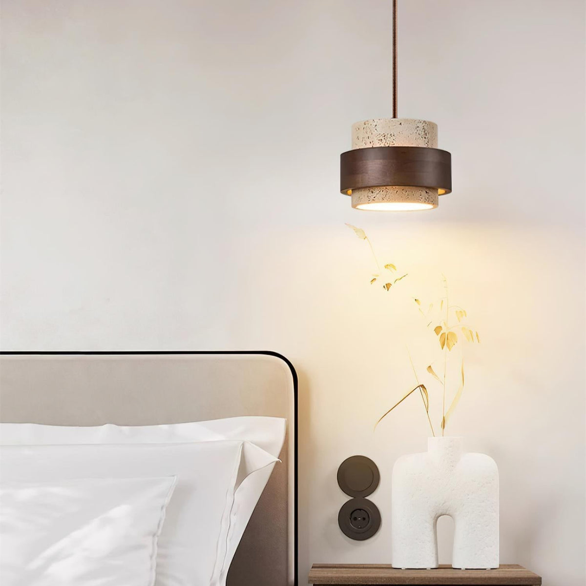 Perra Pendant Light Travertine - Neutral Decor