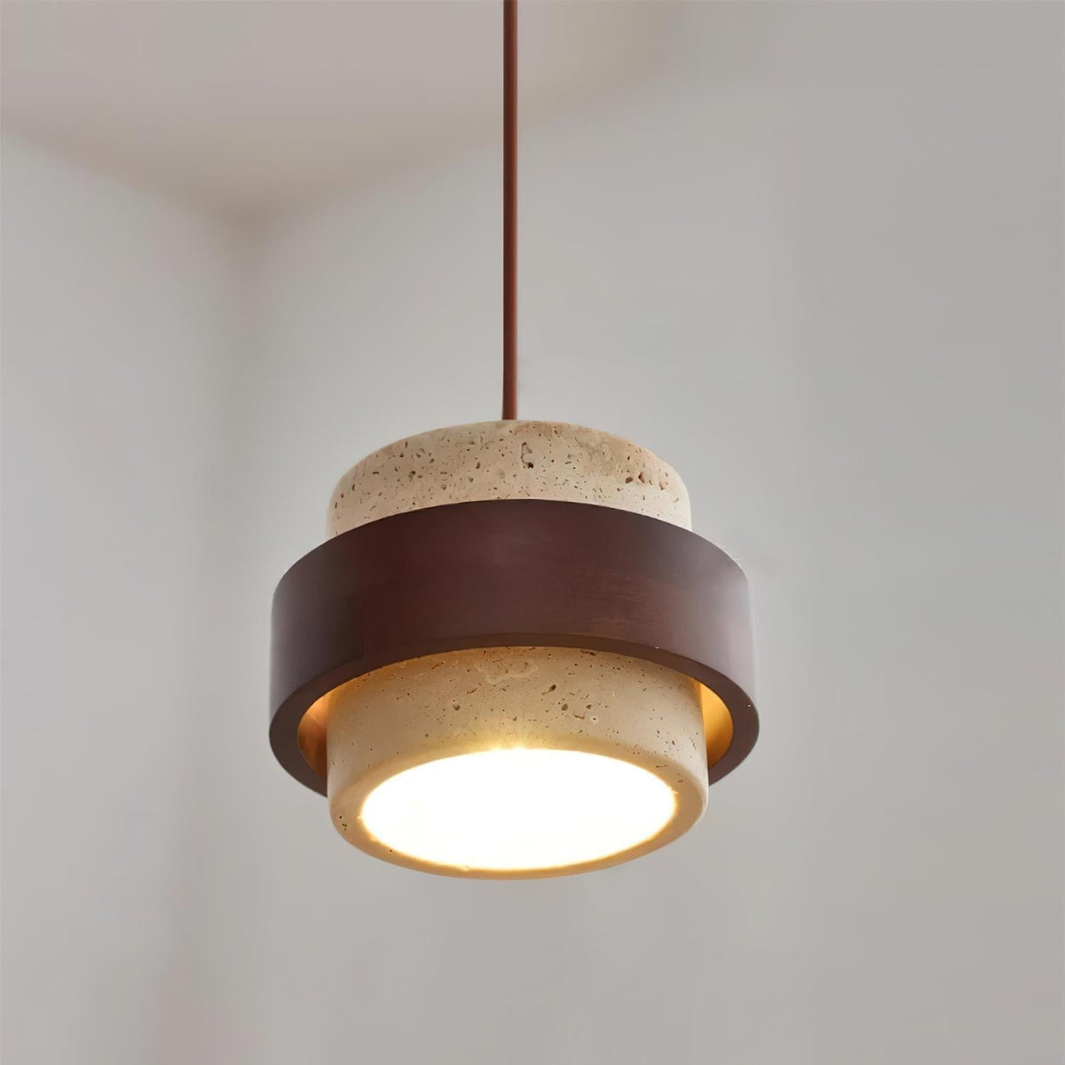 Perra Pendant Light Travertine - Neutral Decor
