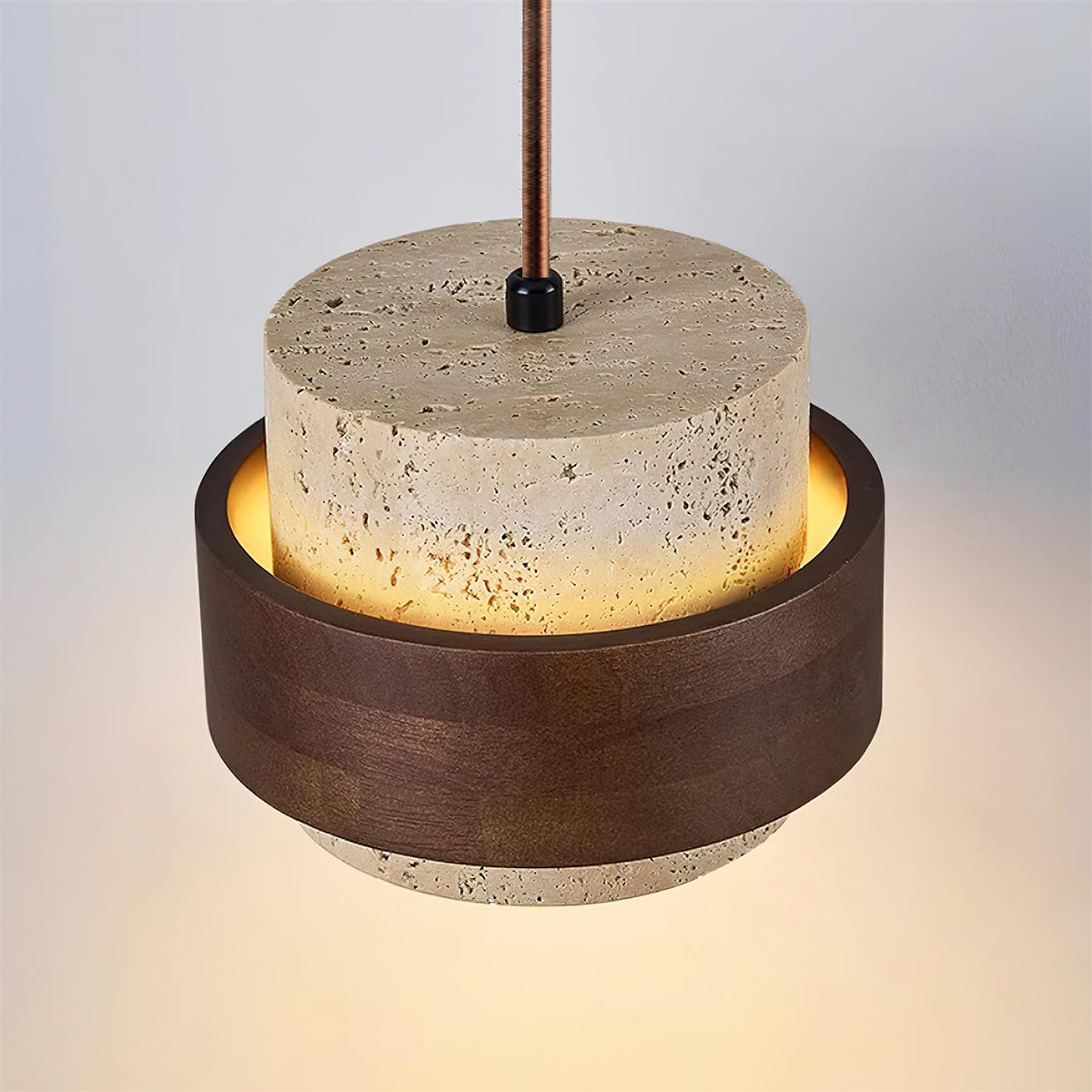 Perra Pendant Light Travertine - Neutral Decor