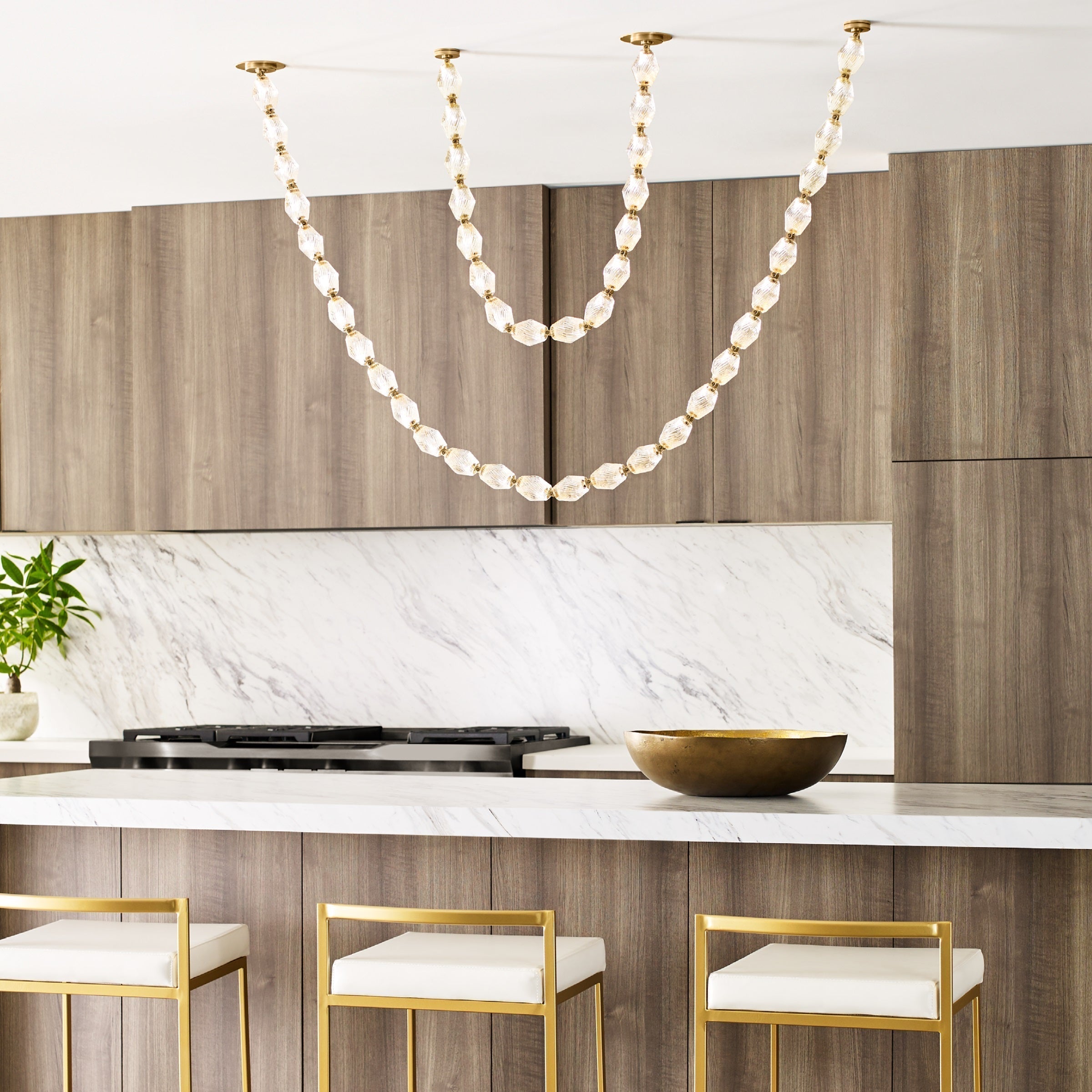 Karma Glass Chandelier