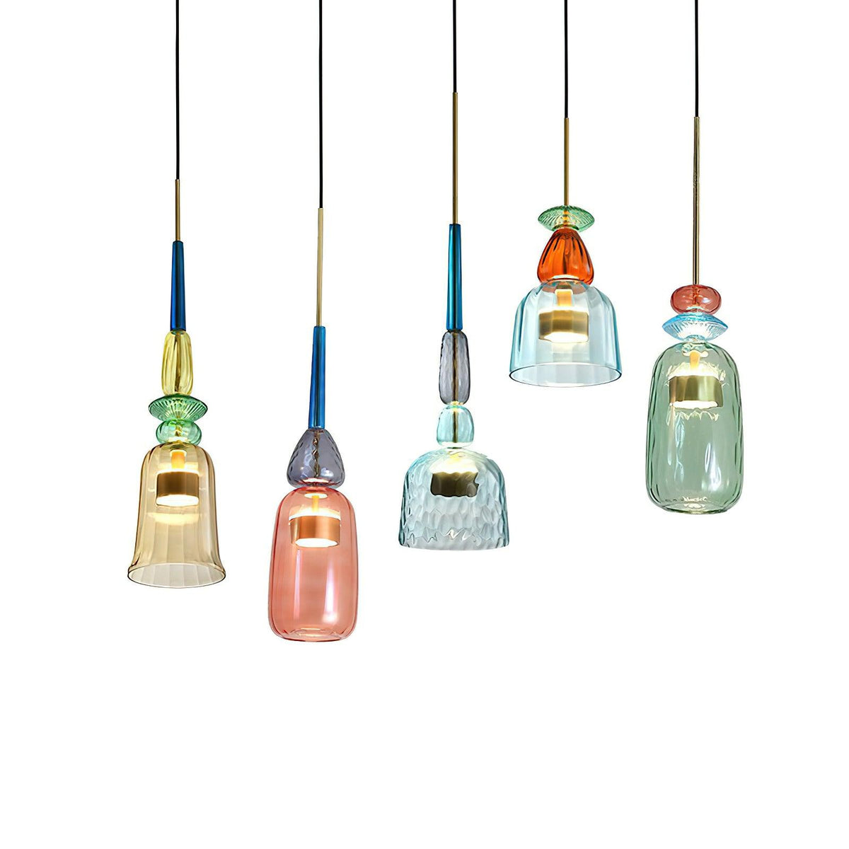 Voshan Bohemian Glass Pendant Lamp
