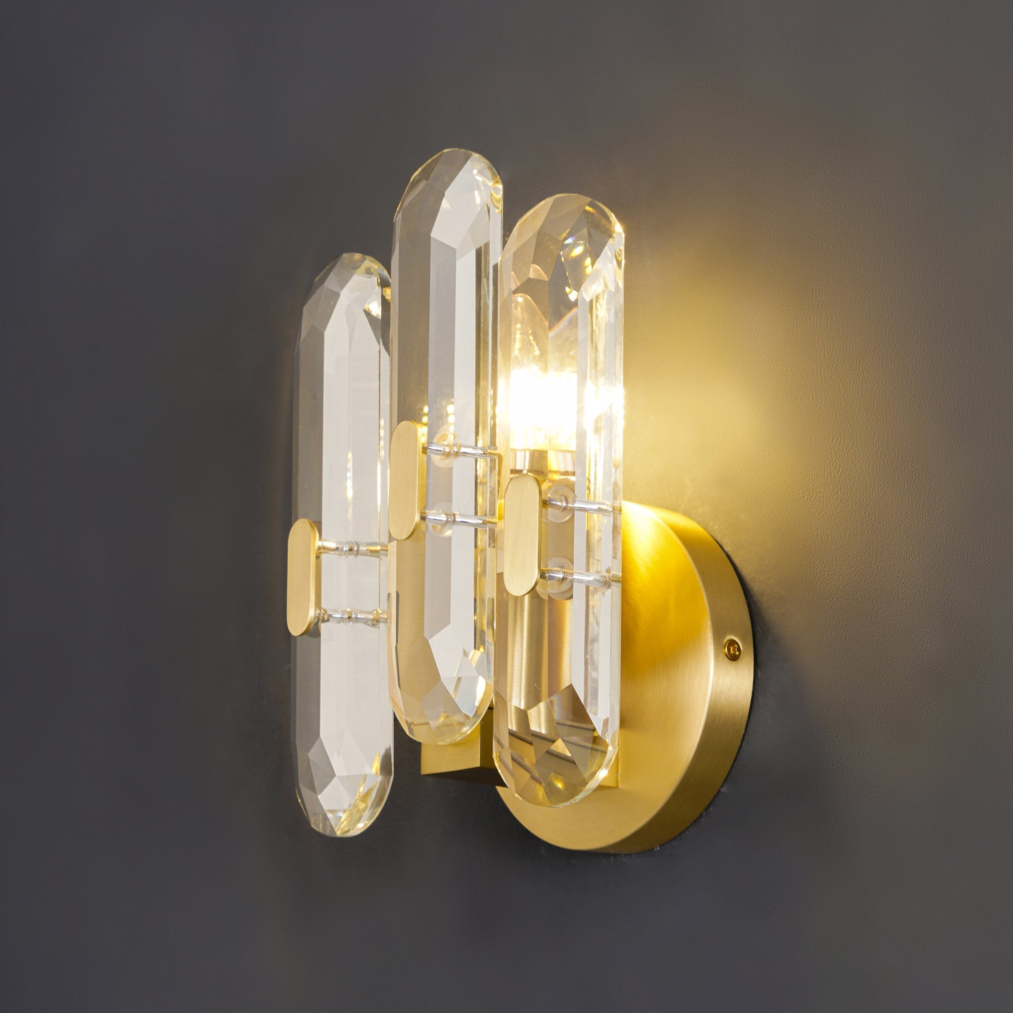 Kristy Postmodern Luxury Crystal Sconce Wall Lamp - Neutral Decor