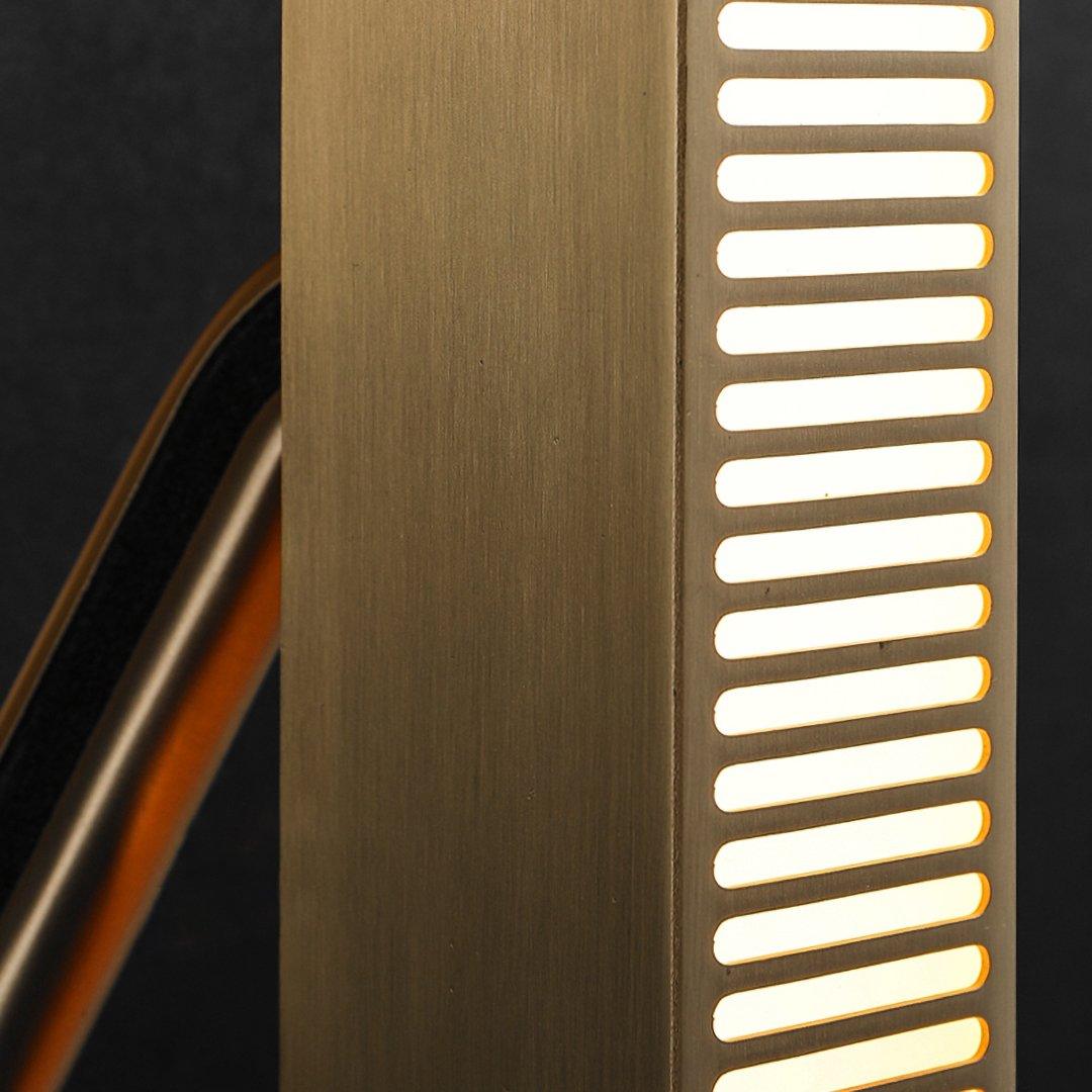Oriararia Wall Lamp Brass Slotted Grill