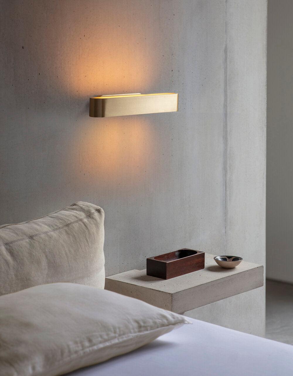 Oriararia Wall Lamp Brass Slotted Grill