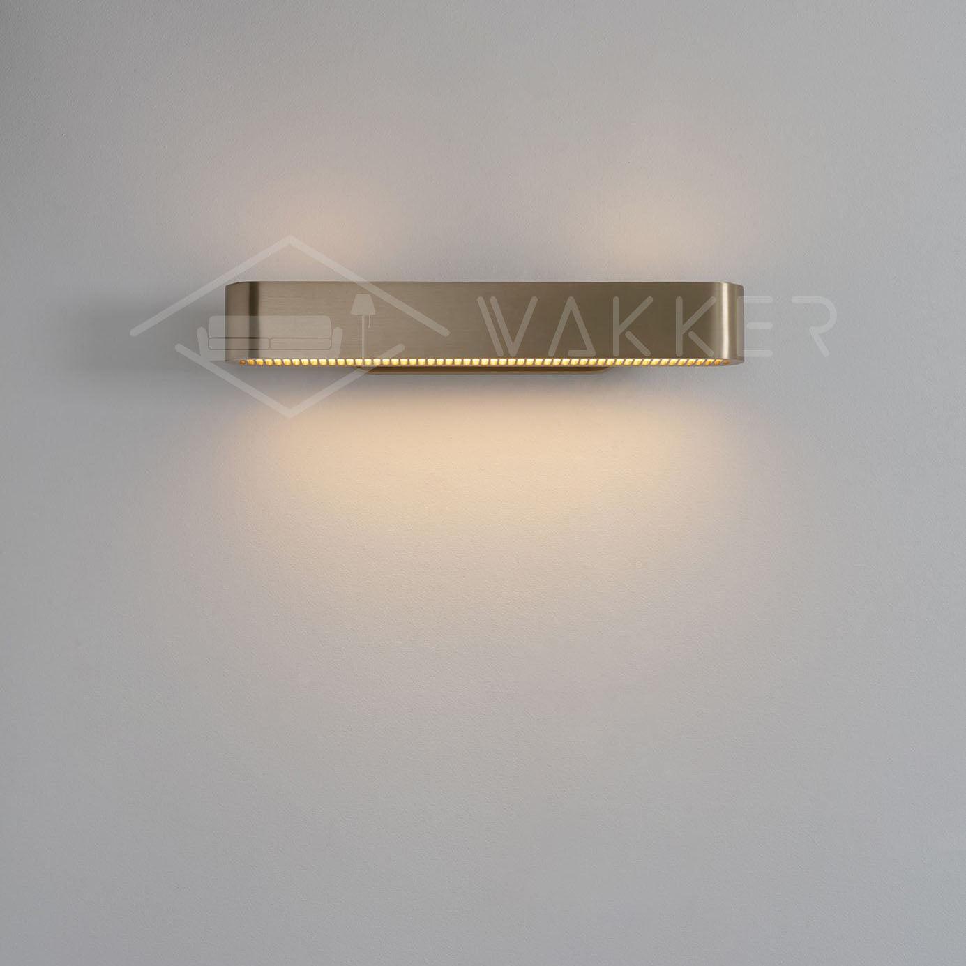 Oriararia Wall Lamp Brass Slotted Grill