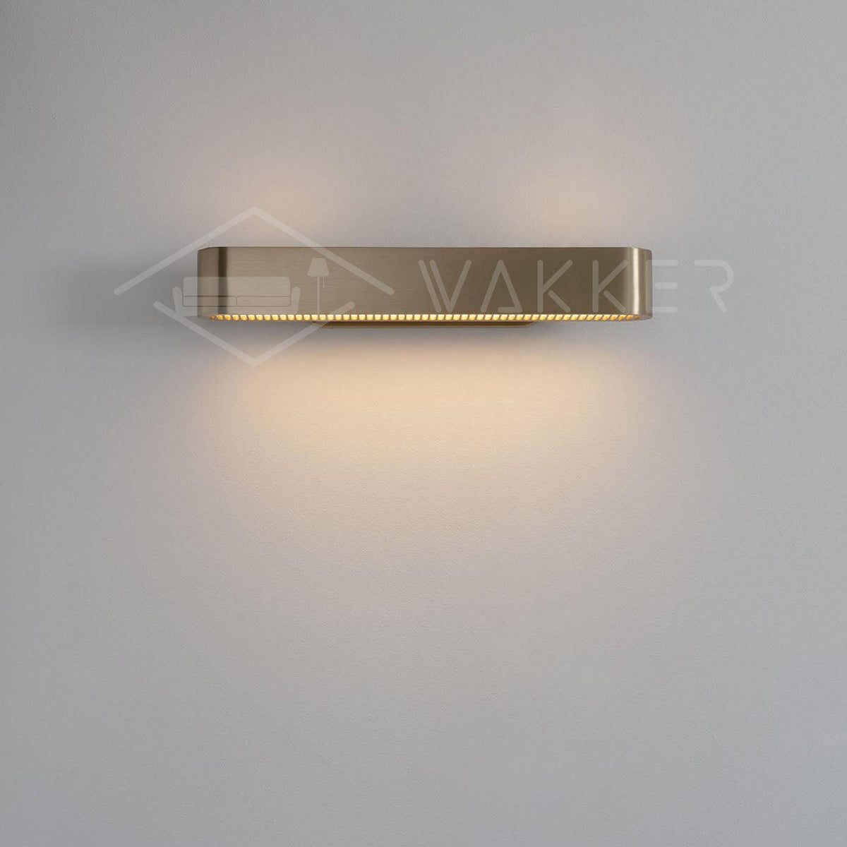 Oriararia Wall Lamp Brass Slotted Grill
