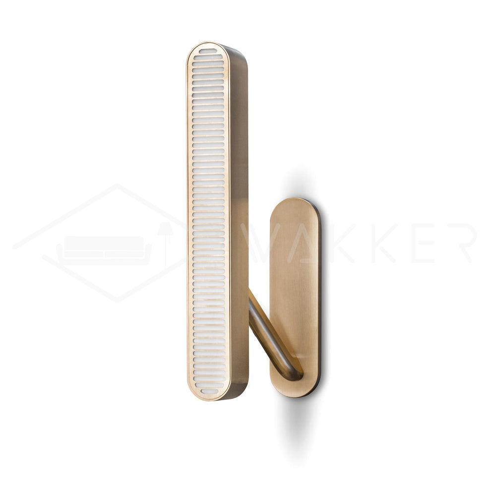 Oriararia Wall Lamp Brass Slotted Grill