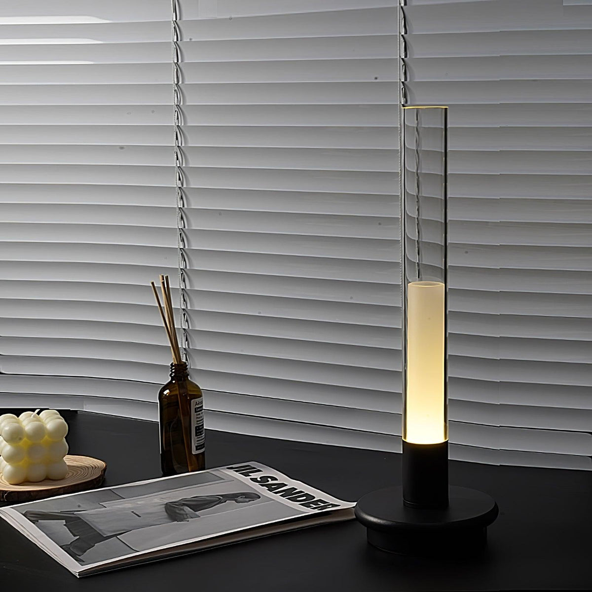 Tevi Acrylic Minimalist Table Lamp