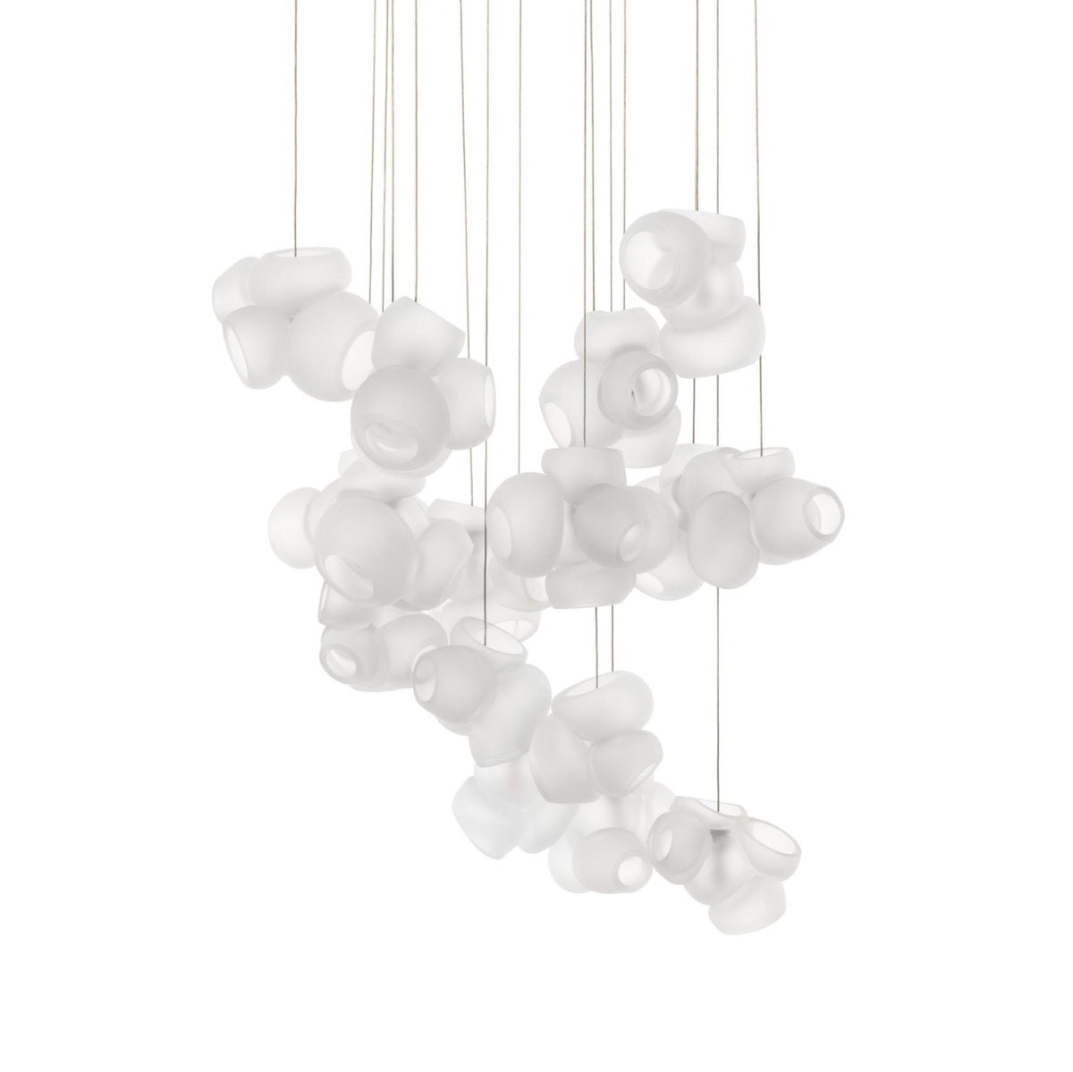 Ursa Bubbles Cluster Glass Pendant Light