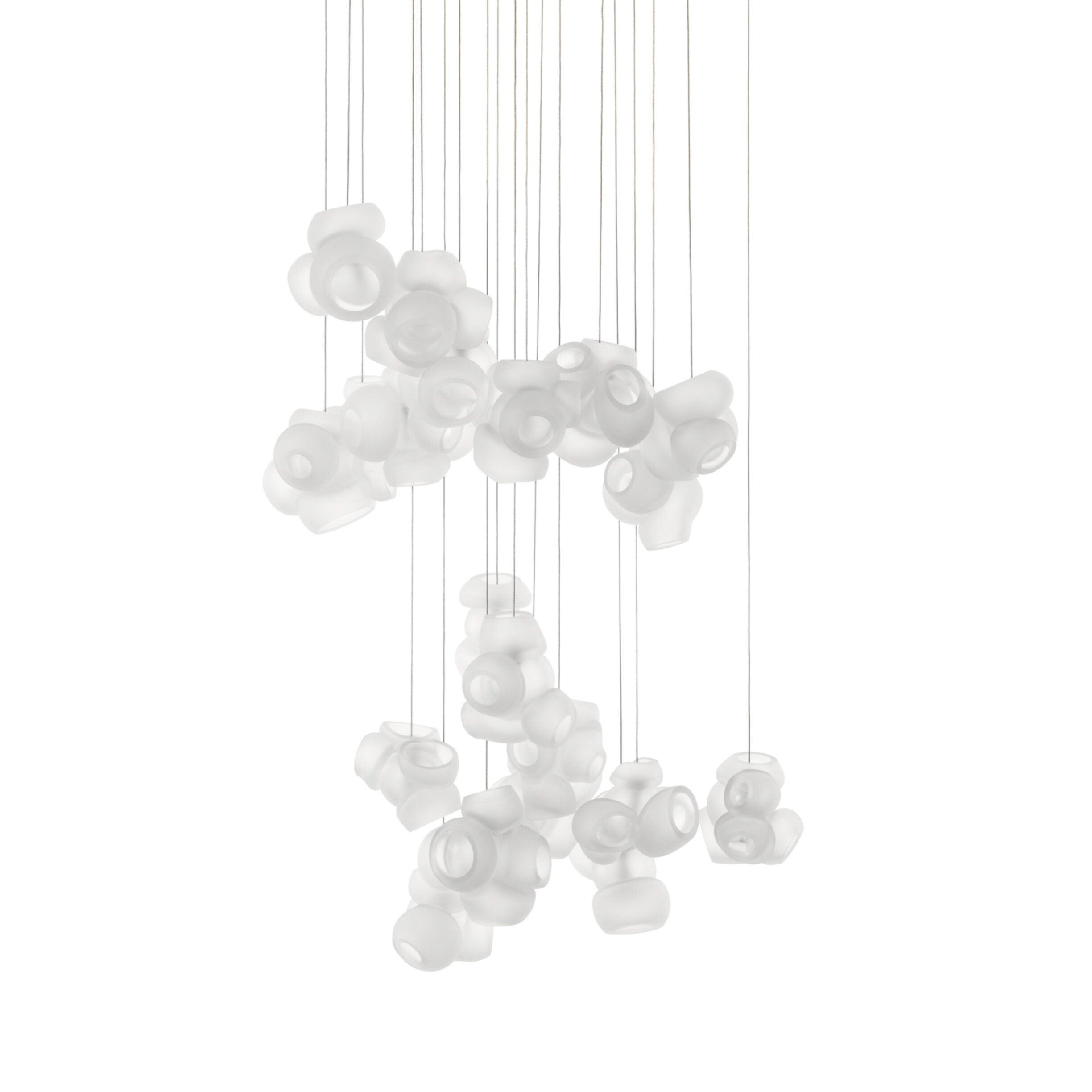 Ursa Bubbles Cluster Glass Pendant Light