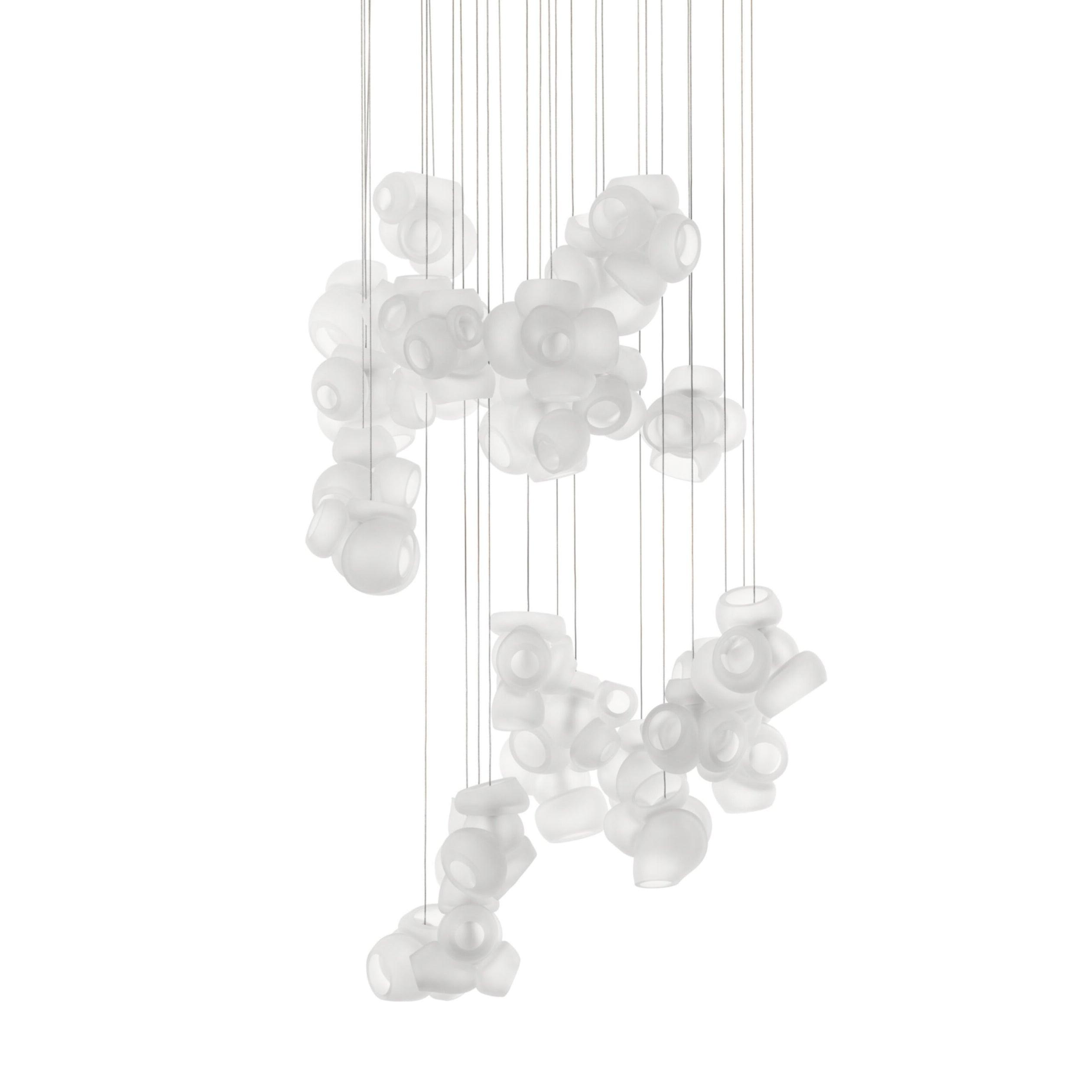 Ursa Bubbles Cluster Glass Pendant Light