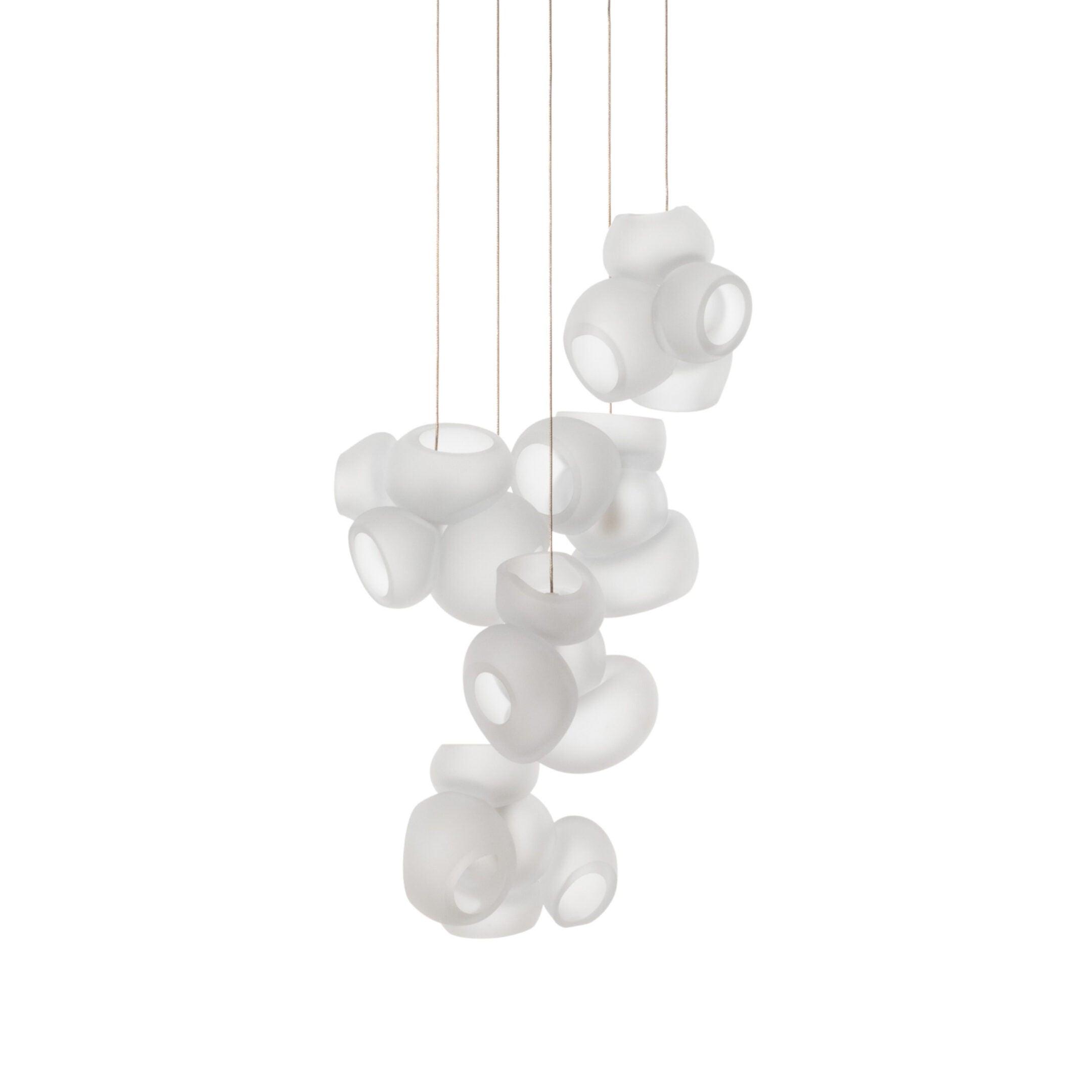 Ursa Bubbles Cluster Glass Pendant Light