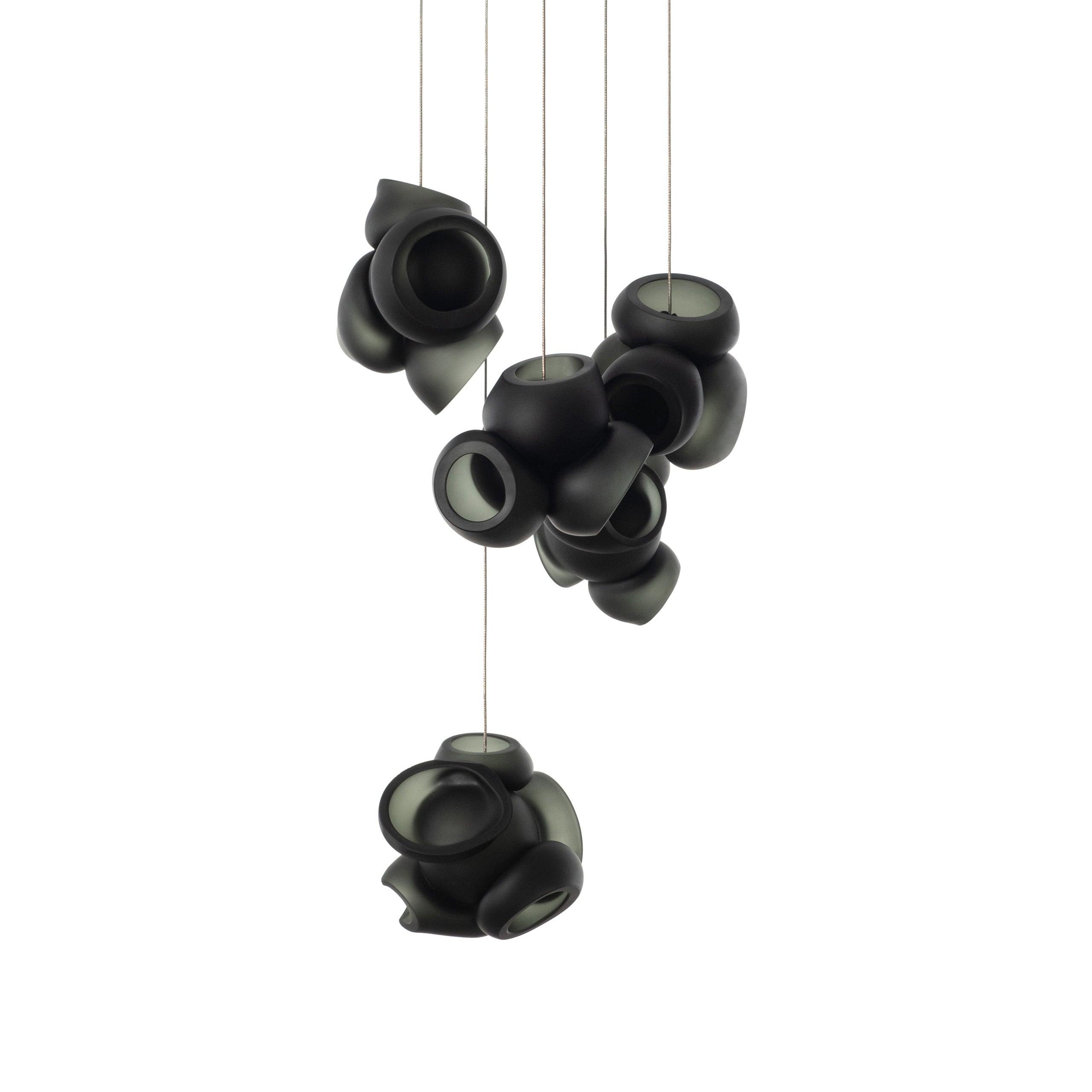 Ursa Bubbles Cluster Glass Pendant Light