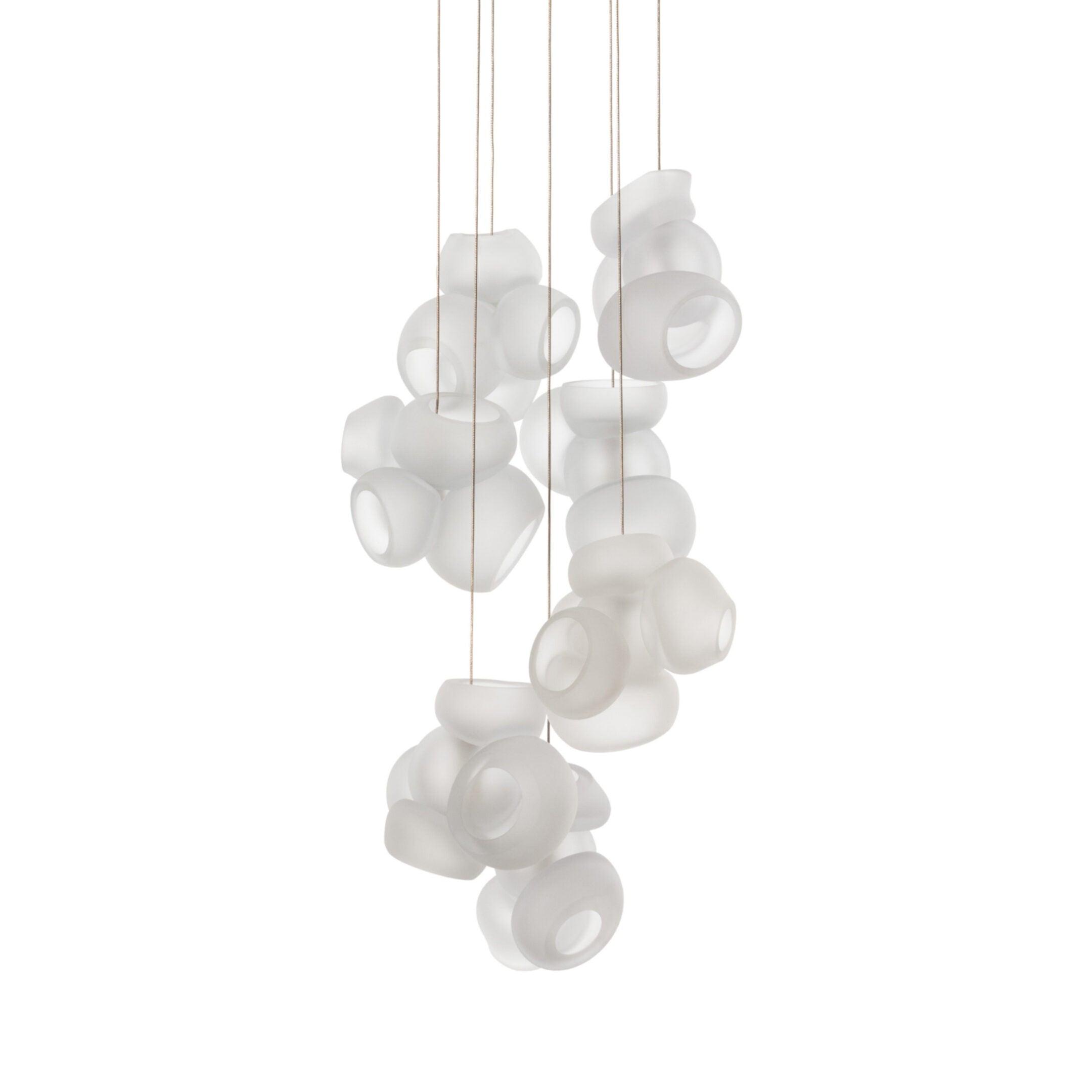 Ursa Bubbles Cluster Glass Pendant Light